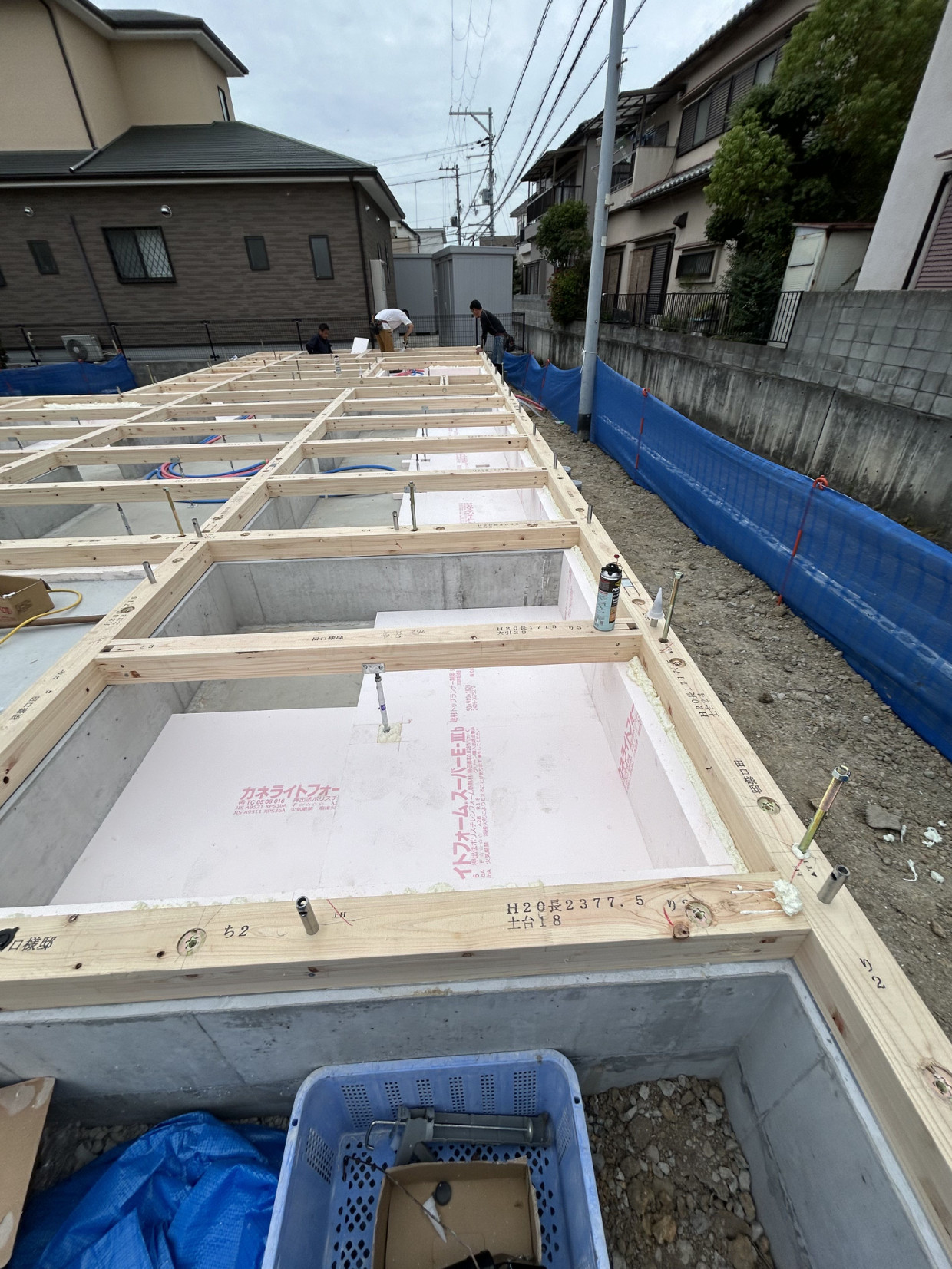 【工事進捗】T様邸新築工事「土台敷き」完了しました