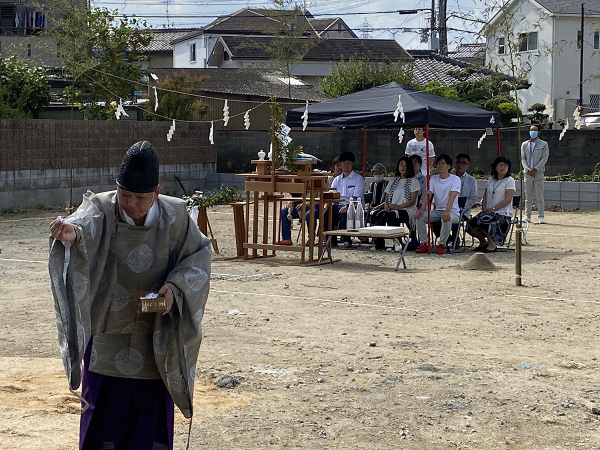 地鎮祭が行われました!!