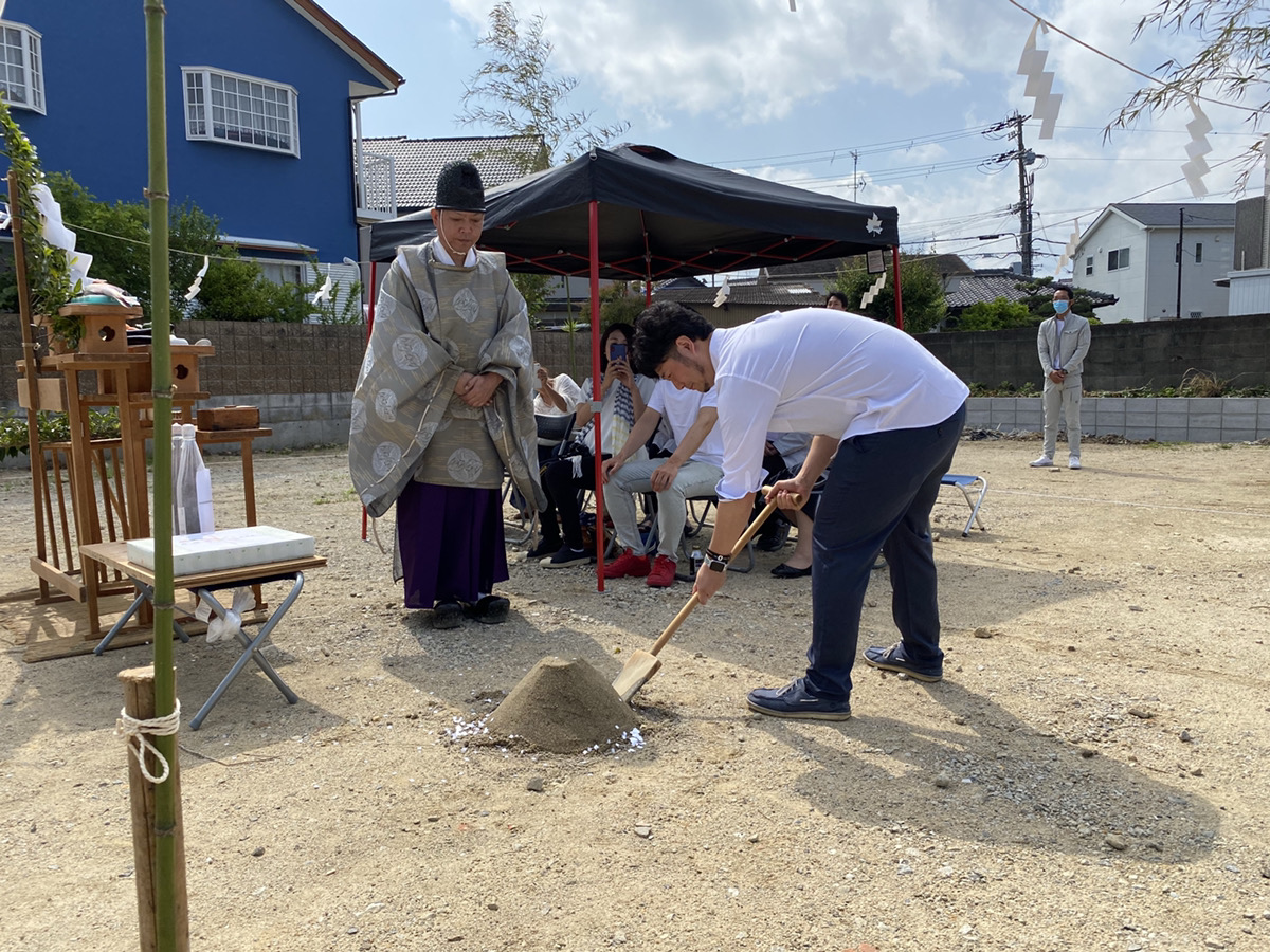 地鎮祭が行われました!!